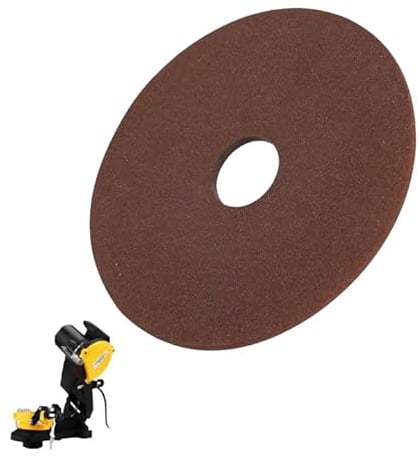 Disco per affilare catena per motosega, disco per mola da 105 mm x 22 mm per affilatrice per motoseghe con passo 3/8 325, Spessore 3.2mm Affilacatene per motoseghe