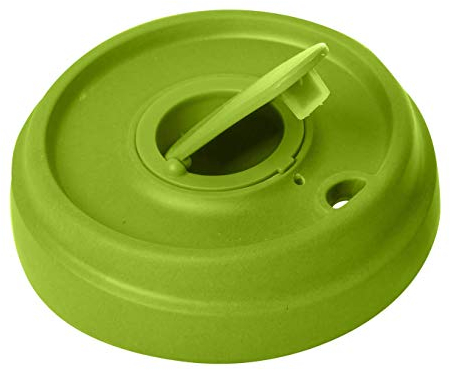 WESTCRAFT Ersatzdeckel kompatibel für BambooCup Kaffeebecher Deckel 95 x 95 x 22 mm Deckel Kaffee Becher (Grün)
