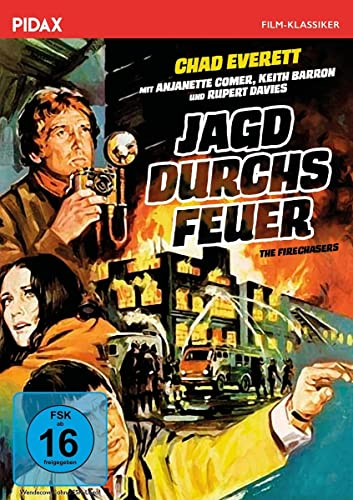 Jagd durchs Feuer (The Firechasers) / Spannender Kriminalfilm von Autor Philip Levene (Quentin Barnaby) mit Starbesetzung (Pidax Film-Klassiker)