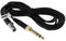 vhbw Cable audio AUX compatible con AKG K240 MK II, K141 MK II, K171 MK II auriculares - Cable audio 3,5 mm (clavija jack) a 6,3 mm, 3 m, negro