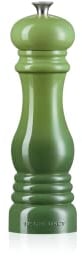 Le Creuset Classic Adjustable Pepper Mill Grinder, Chip-resistant ABS Plastic, Anti-Corrosion, 40g, 21 cm, Bamboo, 44001214080000