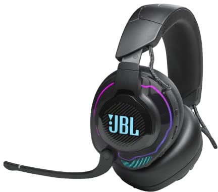 JBL Quantum 910 - Wireless Over-Ear Performance Gaming Headset with Head Tracking-Enhanced, Active Noise Cancelling and Bluetooth, QuantumSPATIAL 360, Low Latency Wireless System (Black)
