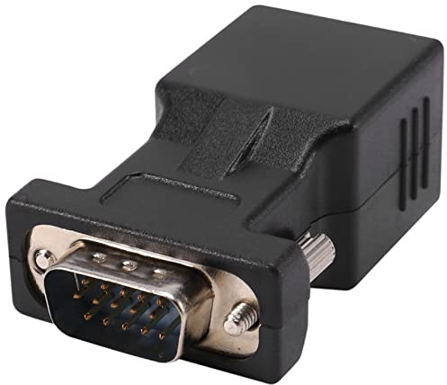 Pmandgk VGA Extender a LAN CAT5 CAT6 RJ45 di rete adattatore