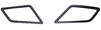 NORDYO Auto-Carbon-Faser-Armaturenbrett-Seite, oberes Lüftungsgehäuse, Auslass, Rahmenabdeckung, passend for Mitsubishi Outlander 2022 2023