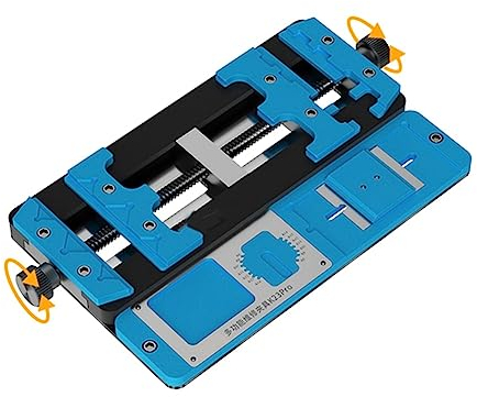Ctwezoikmt K23 Pro Blau Telefon Reparatur Befestigung Edelstahl Telefon Reparatur Befestigung Handy Motherboard Feste Universal Lager Befestigung PCB Ic Chip Schweißen Werkzeug