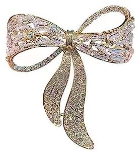 CCAIPU Broche en Strass pour Femmes - Papillon, Ballerine, Fleurs de Mode (E)