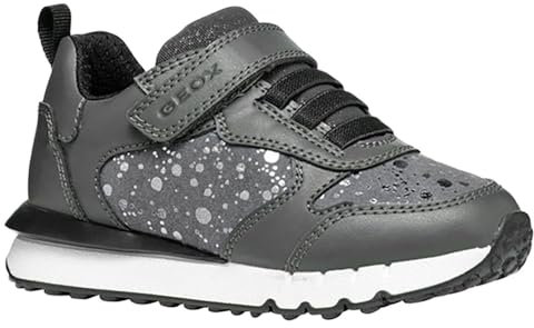 Geox J FASTICS Girl B Basket, Gris, 28 EU