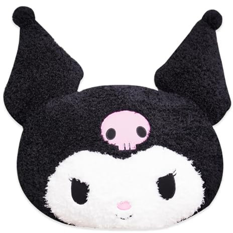Kuromi Plüsch Puppen, 40cm Cartoon Kuscheltier Kuromi Flauschiges Plüschtier, Kuromi Cartoon Plüschpuppe, Kuromi Plush Weiches Stofftier Für Kinder,Plüschtier Kuromi Geburtstagsgeschenke Dekoration(C)
