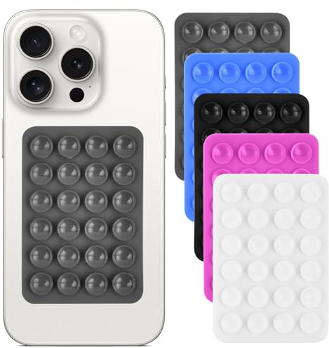 Wisebom 10 Stück Silikon Saugnapf Handyhalterung Saugnapf Handy 5 Farben Saugnäpfe Octobuddy Handyhalter Saugnapf Mehrzweck Handyhalterung für Mobile Stromversorgung