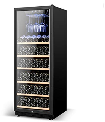 Suuim Enfriador de Vino: refrigerador de Vino Independiente con compresor sin Escarcha para vinos Blancos y tintos con Control de Temperatura de Memoria Digital