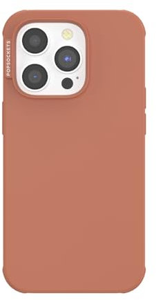 PopSockets iPhone 14 Pro Case with MagSafe, Phone Case for iPhone 14 Pro, Grip Sold Separately, Wireless Charging Compatible - Terra-Cotta