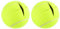 sourcing map Lot de 2 balles de tennis prédécoupées pour déambulateur – Balles de tennis pour chaises, housses de pieds de table de tennis, balles de glissement en feutre pour pieds de meubles,