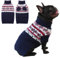 IECOii Hundepullover MittelgroßE Hunde,Hunde Pullover FüR MittelgroßE Hunde,Weihnachten Hundepullover Rollkragenpullover Hundesweatshirt FüR Kleine MittelgroßE Hunde,Haustier Hundepullover,M