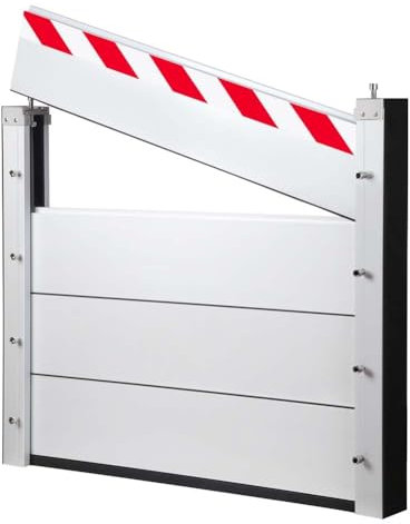 Barriera di alluminio impermeabile dell'inondazione per il deflettore smontabile della porta del garage per le dighe temporanee dell'iarda per controllare le inond