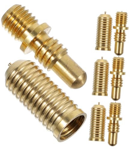 FOYTOKI 4sätze Kupfer Schrauben Für Billard Queue Verbindung Billard Queue Reparatur Schrauben Verbindungsteile Verlängerungsschrauben Spitzenschrauben Zubehör Für