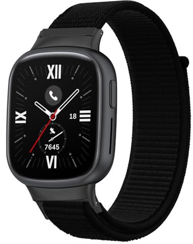 FYISWHO Respirant Sport Bracelet pour Honor Watch 4, Nylon Bracelets de Remplacement pour Honor Watch 4