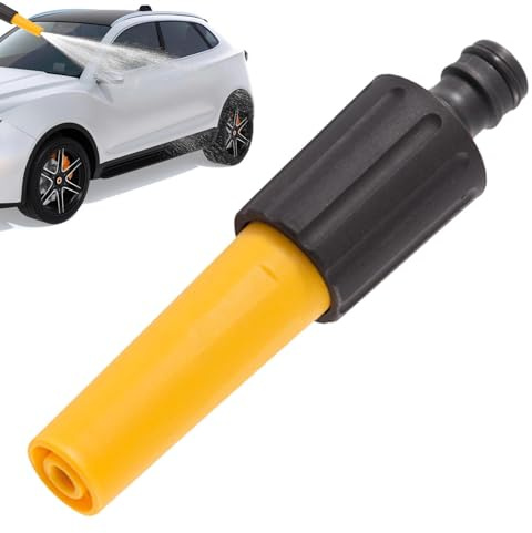 Cabezal ajustable – Boquilla de riego para ajustar el flujo de agua | Extremo de la boquilla de la manguera | Manguera de jardín ajustable para regar plantas, lavado de coche, ducha, mascotas