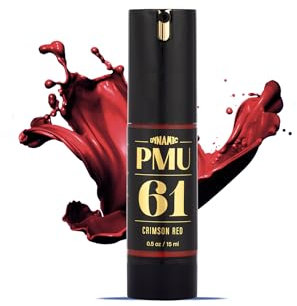 DYNAMIC PMU - 61 TINTA CRIMSON RED 15ML- Tintas Premium para Microblading y Micropigmentación | Pigmentos Estables y Seguros | Certificación REACH