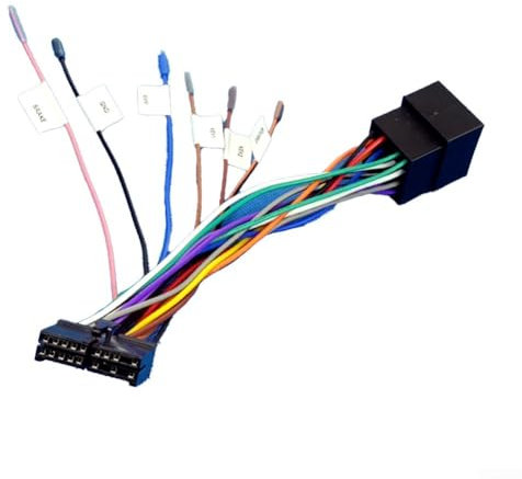 Connecteur d'autoradio 20 broches vers adaptateur faisceau ISO Installation facile pour un meilleur son