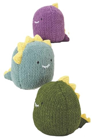 King Cole 9216 Knitting Pattern Jumbo Toastie Squishy Dinosaur Toys