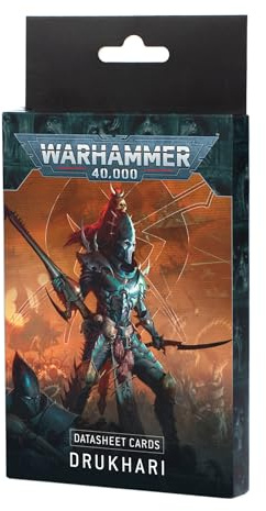 Games Workshop - Warhammer 40,000 - Datasheet Cards: Drukhari (10th Edition - 2025 Release)
