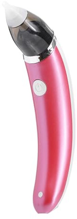 Aspirador Eléctrico para Ñiño y Niño, 350 Mah, Rosa | 1 Juego, Plástico, Uso Mano y Mango Fácil de Agarrar, Succión Potente para Limpieza