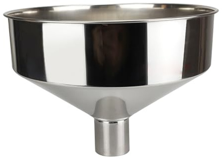 Kitchen Funnel Stainless Steel Funnel, 7.9 Inch Easy to Clean Kitchen with 1.7-Inch Ports for Use, Oil, Soybean, Milk