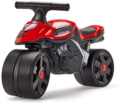 FALK - Moto draisienne X Racer - Dès 12 mois - Fabriqué en France - Roues extra larges - Développe l'équilibre et la motricité - 400