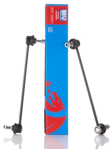 Quinton Hazell Stabiliser Link - QLS3742S - Single Bar Fits Front Axle Left or Right - Original Equipment OEM Quality Direct Fit Replacement - Length: 340mm - Finish: Powder-Coated