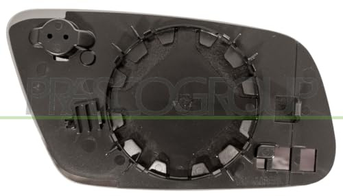 PRASCO Spiegelglas, Außenspiegel AD0167514 links, konvex | Kompatibel mit: AUDI A3