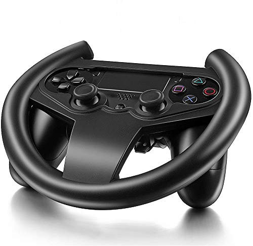 SM-PC® Lenkrad Racing Wheel kompatibel zum PS4 Playstation 4 Dualshock Controller #032