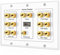 TNP Home Theater Lautsprecher-Outlet – Lautsprecher Sound Audio Distribution Panel vergoldet Kupfer Banana Plug Binding Post Steckverbinder-Einsatz Jack Koppler