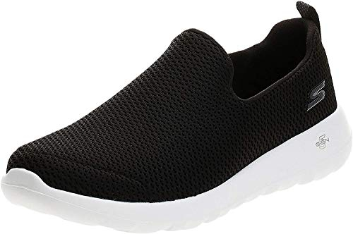 Skechers Men's Go Max-Athletic Air Mesh Slip on Walking Shoe Sneaker, Black/White, 8.5 UK