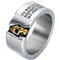 HIJONES Herren Edelstahl Cool Rock Halbe Gesicht Schädel Biker Ring Mit Zitaten 10 Mm Breite Band Größe 62
