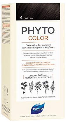Phyto Protocolor Box Haarfärbemittel, 4 Braun 182 ml