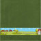 Manutextur Duschtuch mit Namen - Motiv Kinder - Bauernhof - viele Farben & Motive - personalisiert - dunkelgrün - Größe 70x140 cm - persönliches Geschenk