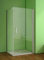 Duschkabine 90x70cm Duschabtrennung Duschtür Duschwand 5mm Sicherheitsglas mit Duschtasse