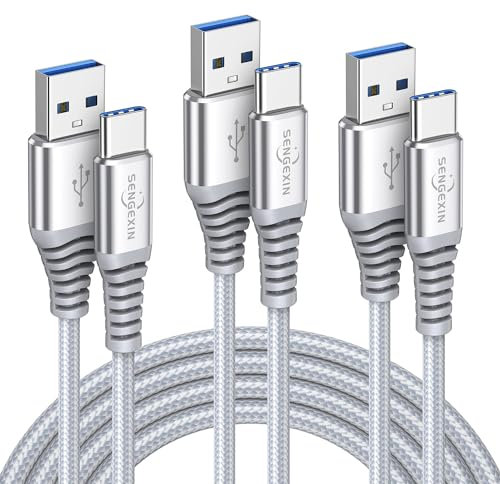 For Samsung Galaxy A50 A51 A20 A20E A71 A81 A91 A70 S20 S21 Plus Ultra Charger Charging Cable,USB Type C Charging Lead For Motorola Moto G7 G8 Play Power,Google Pixel[3Pack,1M+2M+3M]