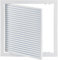 300x300mm Griglia di Ventilazione con Filtro - Griglia D'Aerazione Rettangolare - Sportello Ispezione in ABS Plastica, Bianco
