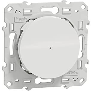 Schneider Electric S520522W Wiser Odace - variateur poussoir - 2 fils - Zigbee - blanc