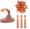 1 Set Acrylic Nails Practice Finger Nail Tips Practice Model Adjustable Nail Training Hand for Gel and Nail Art Training