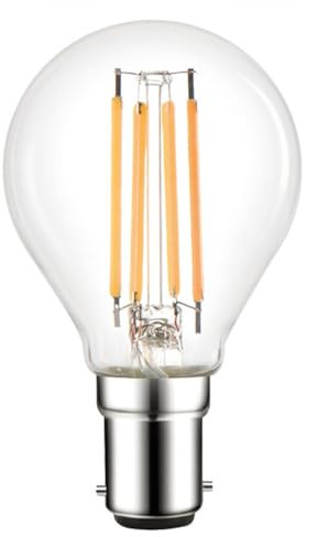 Integral ILGOLFB15DC063 3.4w Filament LED Golf Ball, Dimmable, 2700K, B15, 470lm =40w