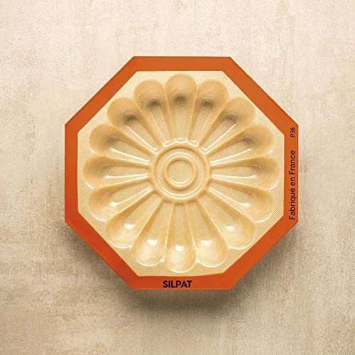 Silpat Moule Fleur Forme Gateau – Patisserie, Cuisine - Antiadhésif, Réutilisable – Silicone Alimentaire – Cuisson Homogène, Démoulage Facile – Compatible Four, Congélateur - Qualité Professionnelle