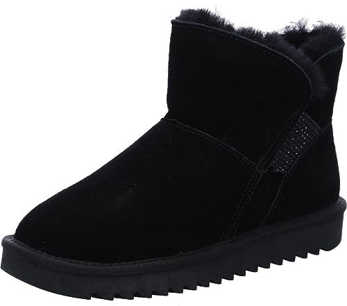 ARA Damen Alaska Stiefelette, SCHWARZ, 38 EU Weit