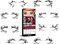 8 Blatt Halloween-Lidschatten-Aufkleber, Temporäre Augen-Tattoo-Make-up-Aufkleber, Eyeliner-Aufkleber, Fledermaus-Spinnen-Tattoos, Selbstklebende Gesichts-Augen-Tattoos für Halloween, Cosplay-Party