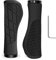 Fahrradgriffe Ergonomisch Lenkergriffe Fahrrad aus Rutschfester Gummi 22,2 mm Fahrrad Griffe Bike Lenker Griffe Fahrradlenker Griffe für MTB, Trekkingrad, E-Bike, Cityrad Rennrad und Faltrad (Schwarz)