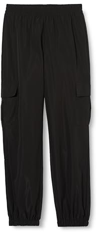 PIECES Pcjobina MW Pantalon Cargo Mm, Noir, M Femme
