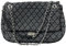 SsgdmnQ Damen Handtasche Grau Casual Diamant Checker Denim Retro Mode One Shoulder Handtasche, Größe L (US)