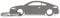Carshape Accessoires Porte-clés en acier inoxydable – Compatible avec Audi TT 8S Coupe Car Shape