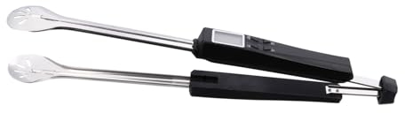 1 Set Grillthermometer Grillzange Metall Grillzange Bbq Grill Backzange Brotzange Nudelzange Edelstahl Grillzange Salatzange Eiszange Obstzange Bauchmuskeln Steak